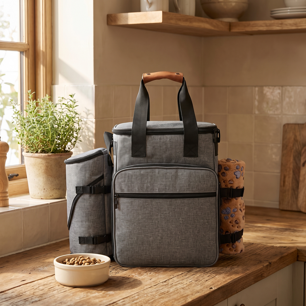 Compact Pet Food Travel Pouch lifestyle